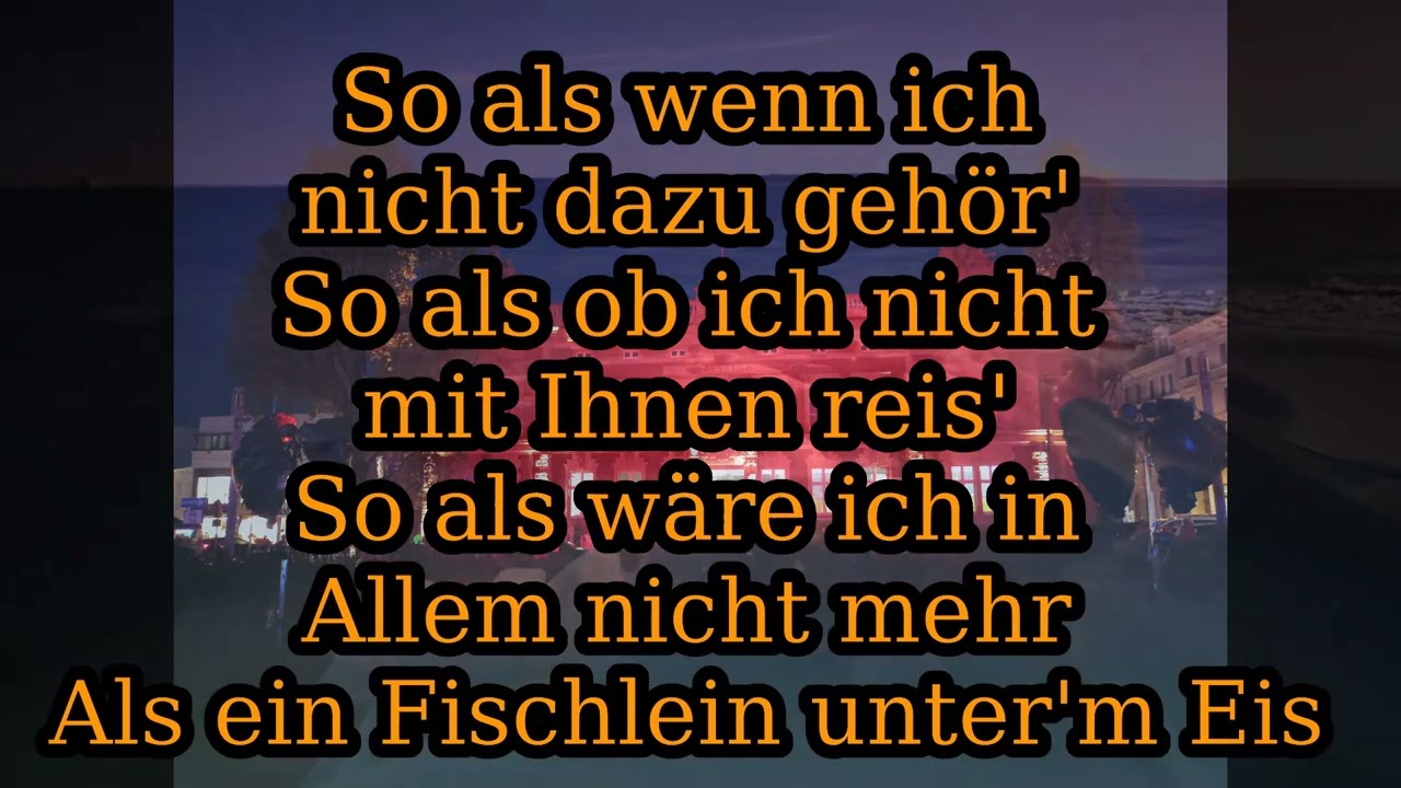 Karussell - Wie ein Fischlein unterm Eis TEXT