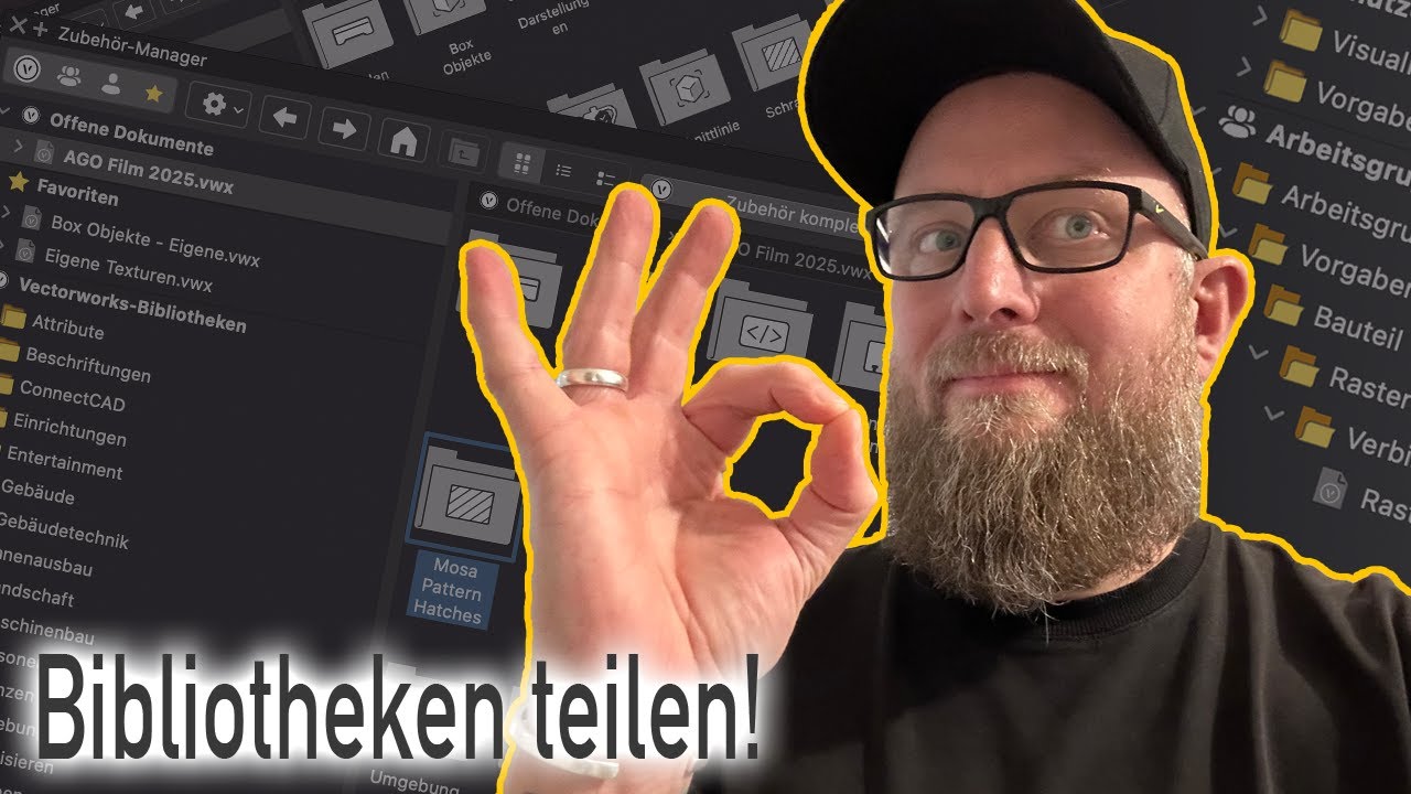 interiorcad 2025 - Beschl&auml;ge & Sets im Arbeitsgruppenordner