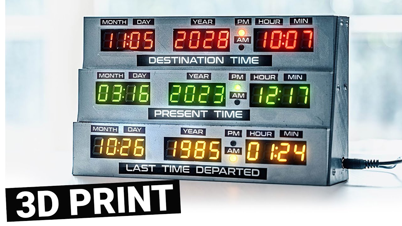 Horloge Retour Vers Le Future - WIFI EDITION [ENG SUB]