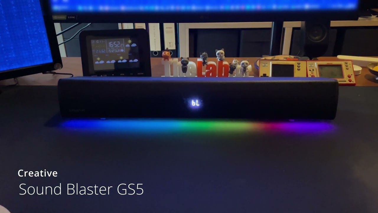 Creative SoundBlaster GS5: RGB &epsilon;&phi;έ & Modes &gamma;&iota;&alpha; Gaming, Video &kappa;&alpha;&iota; Super Wide!