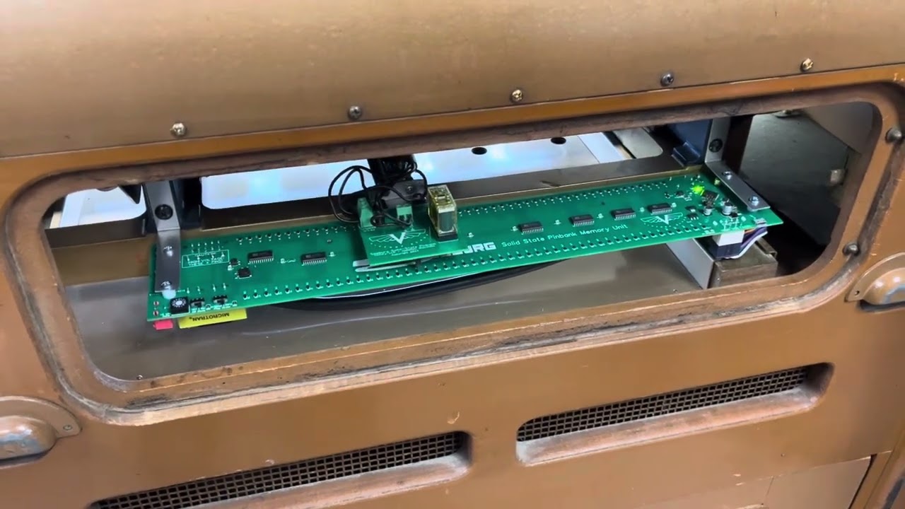Introducing the Victory Glass Solid State Pinbank Memory Unit for Seeburg Jukeboxes