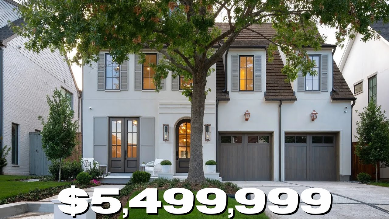 DALLAS REALTORS TOUR A $5.5M TRANSITIONAL HOME | See Why Everyone Wants This House!