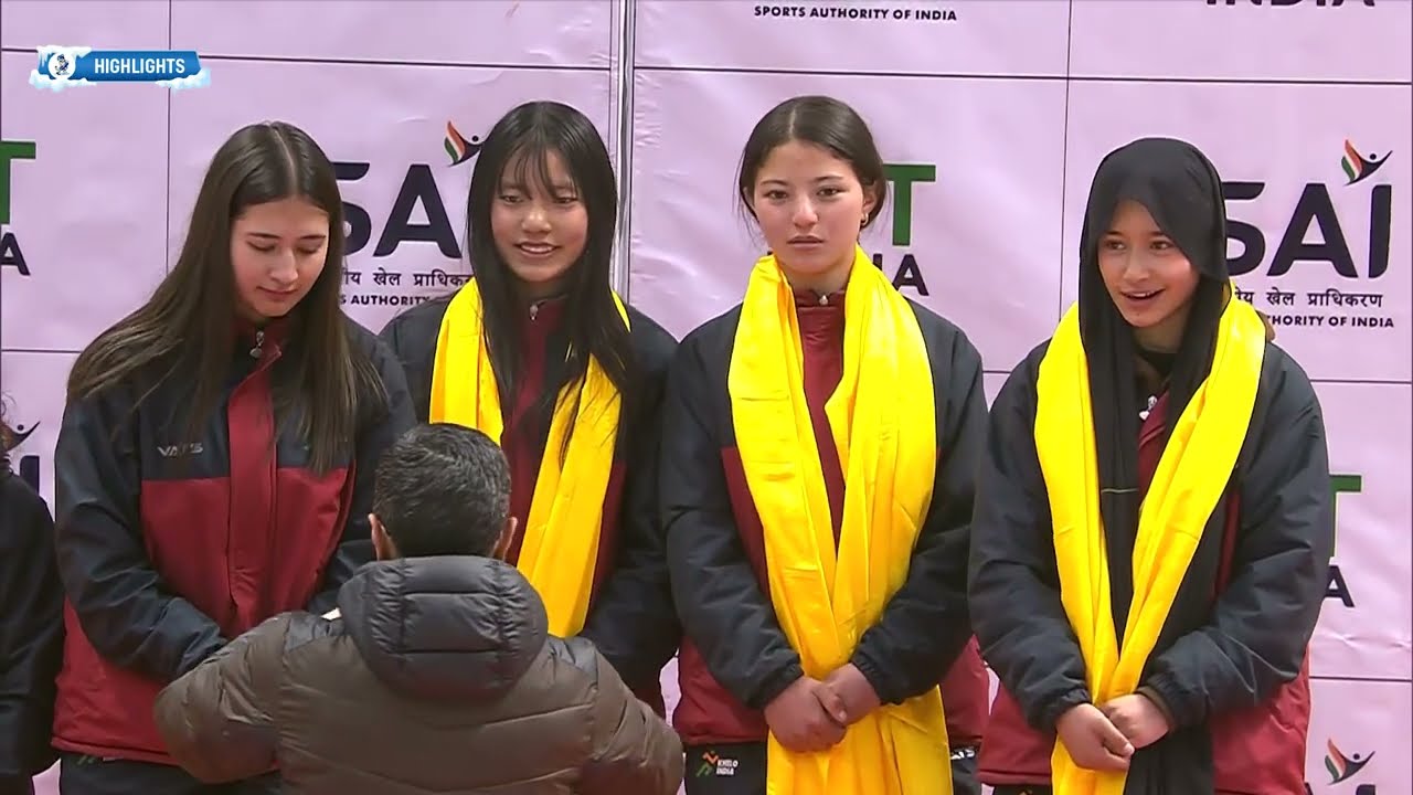 HIGHLIGHTS - Medal Ceremony, Khelo India Winter Games 2026; Leh 
