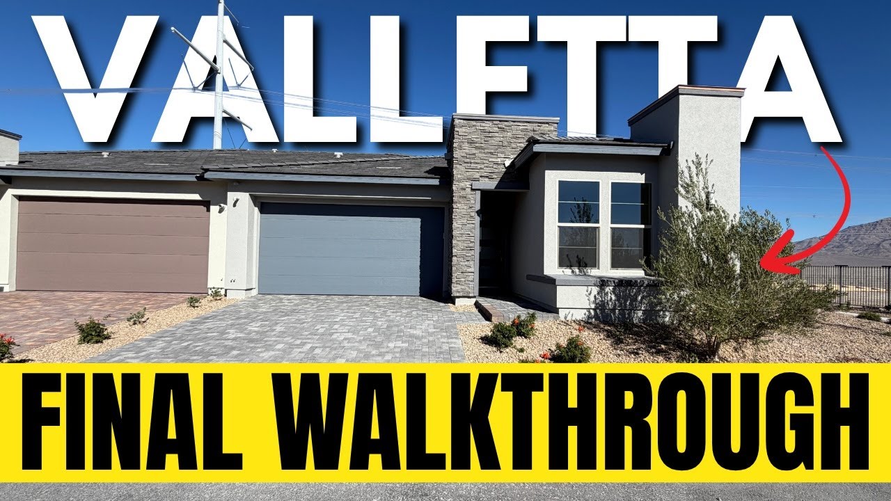 Trilogy Sunstone by Shea Homes | Valletta Final Walkthrough