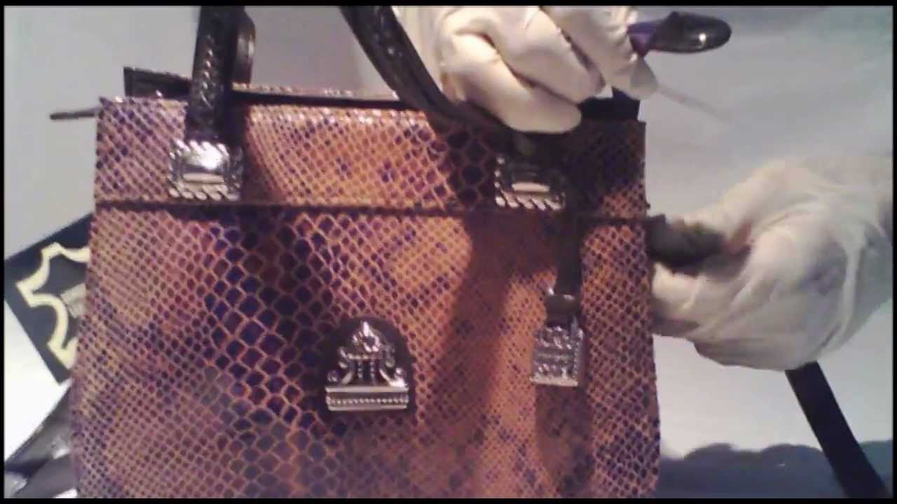 GlobalFashionKing.com - MC Marc Chantal Cognac Patent Leather Purse