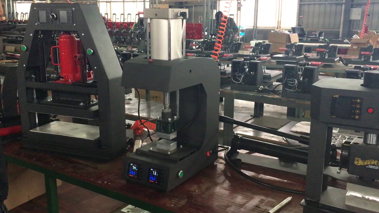 Pneumatic rosin press
