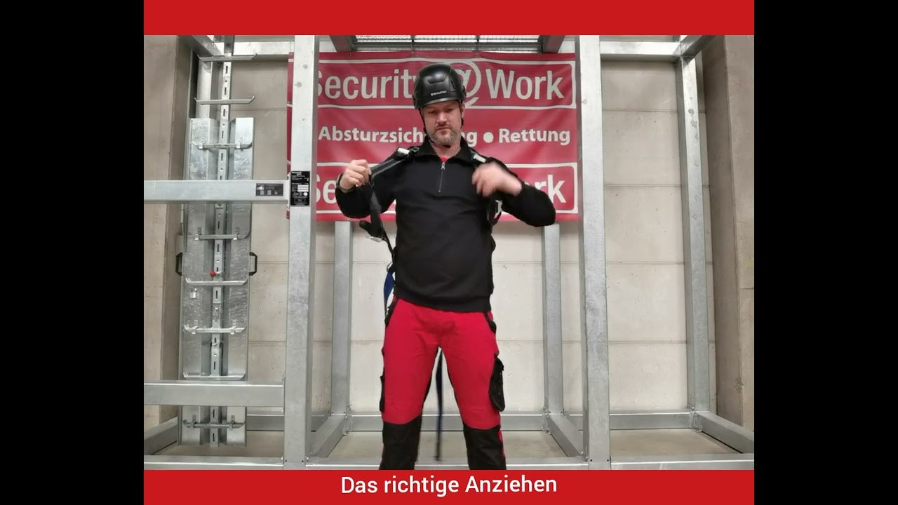 Auffanggurt - Sichtpr&uuml;fung und richtiges Anlegen
