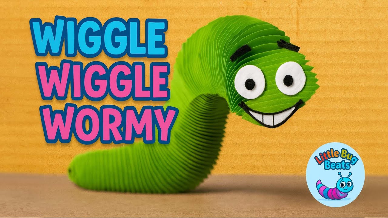 Wiggle Wiggle Wormy | Fun Kids Song About Moving & Dancing!