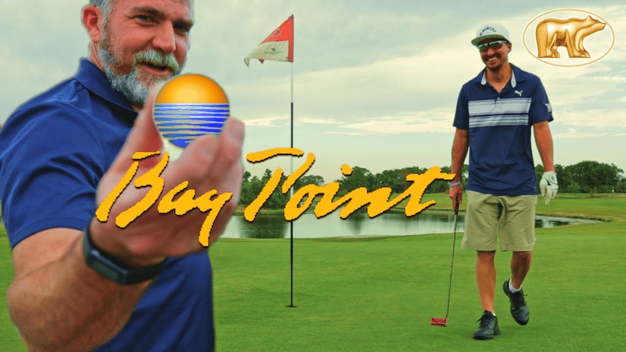 Playing the FIRST & ONLY NICKLAUS Course in Northwest Florida.  Bay Point Golf Club