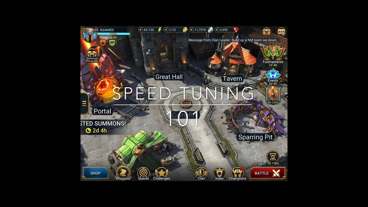 Raid: Shadow Legends - Speed Tuning 101