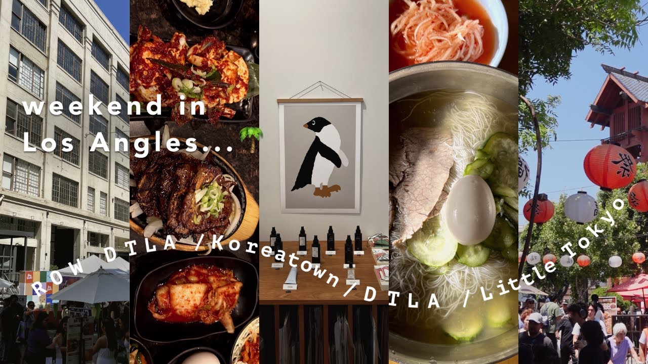 LA vlog 🇺🇸 | 엘에이 새로운 곳을 찾아서 👀, LA 브이로그, LA 맛집, 엘에이 여행, 엘에이 다운타운, 엘에이 한인타운, 리틀도쿄, 테슬라 로드트립, LA 인터컨티넨탈