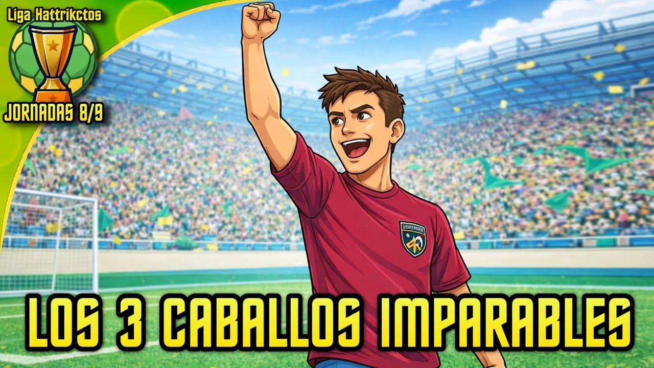 Los TRES CABALLOS son INALCANZABLES | LIGA HATTRICKTOS: Jornada 8 y 9