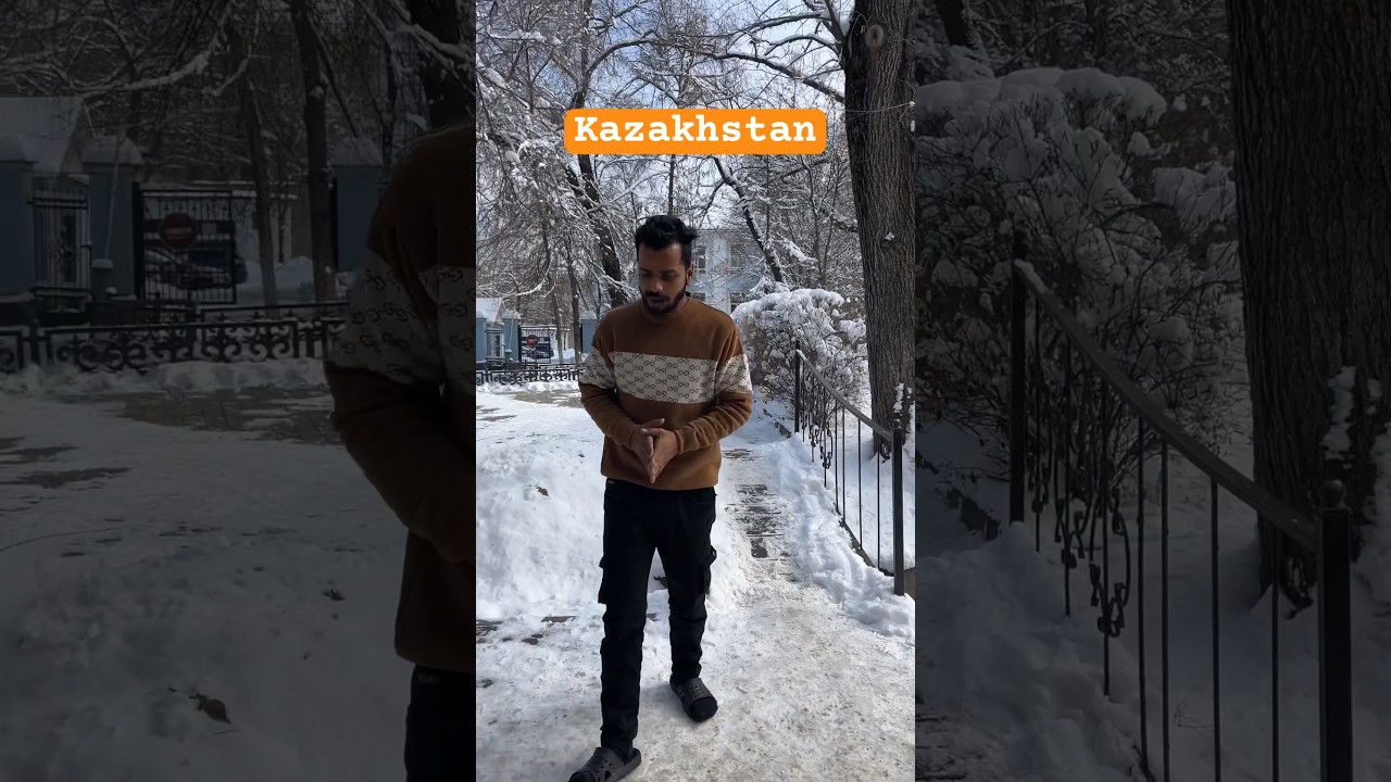 Hostel In Almaty Kazakhstan #kazakhstan #almaty #manali #nightlife #shorts #viral @NomadShubham