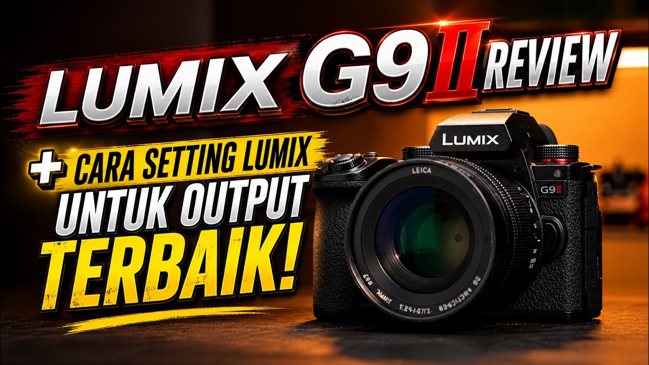 LUMIX G9II Review + Cara Setting Lumix Untuk Output & Efisiensi Terbaik!