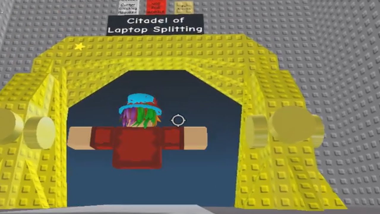 Melaty Fails to beat Citadel of Laptop Splitting | Roblox
