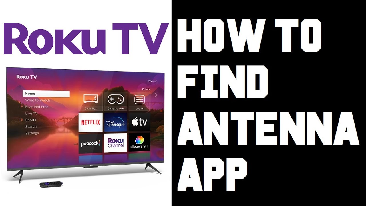 Отсутствует приложение антенны Roku TV. Как найти вход приложения антенны Roku TV? Отсутствует зн...