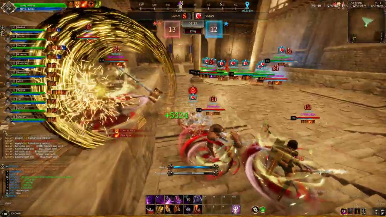 The Quinfall  VATAN-slience  klan savaşı   TR   vs rus    30.12.2025