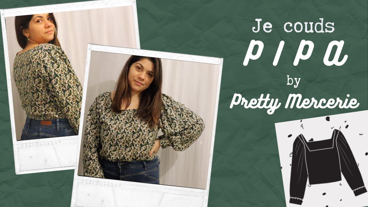 {Je couds #5} - Le top Pipa de Pretty Mercerie