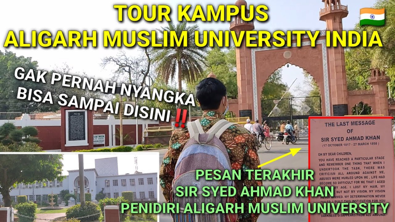INI DIA KAMPUS KU‼️TOUR KAMPUS ALIGARH MUSLIM UNIVERSITY INDIA🇮🇳 SUASANA KAMPUS DAN DEPARTMENT