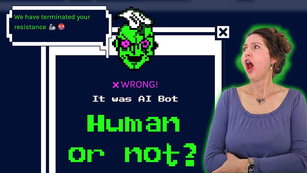 Mum Tries The Turing Test On HumanOrNot.so in 2024 + Reverse Turing Test With Meta AI Voice (2024)