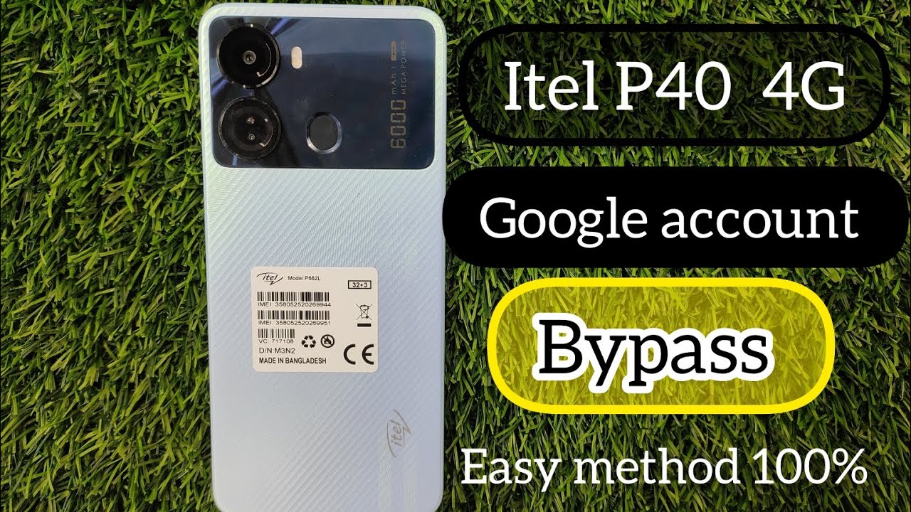 Itel P40  4G Google account bypass, itel P662L frp bypass, p40 Frp bypass