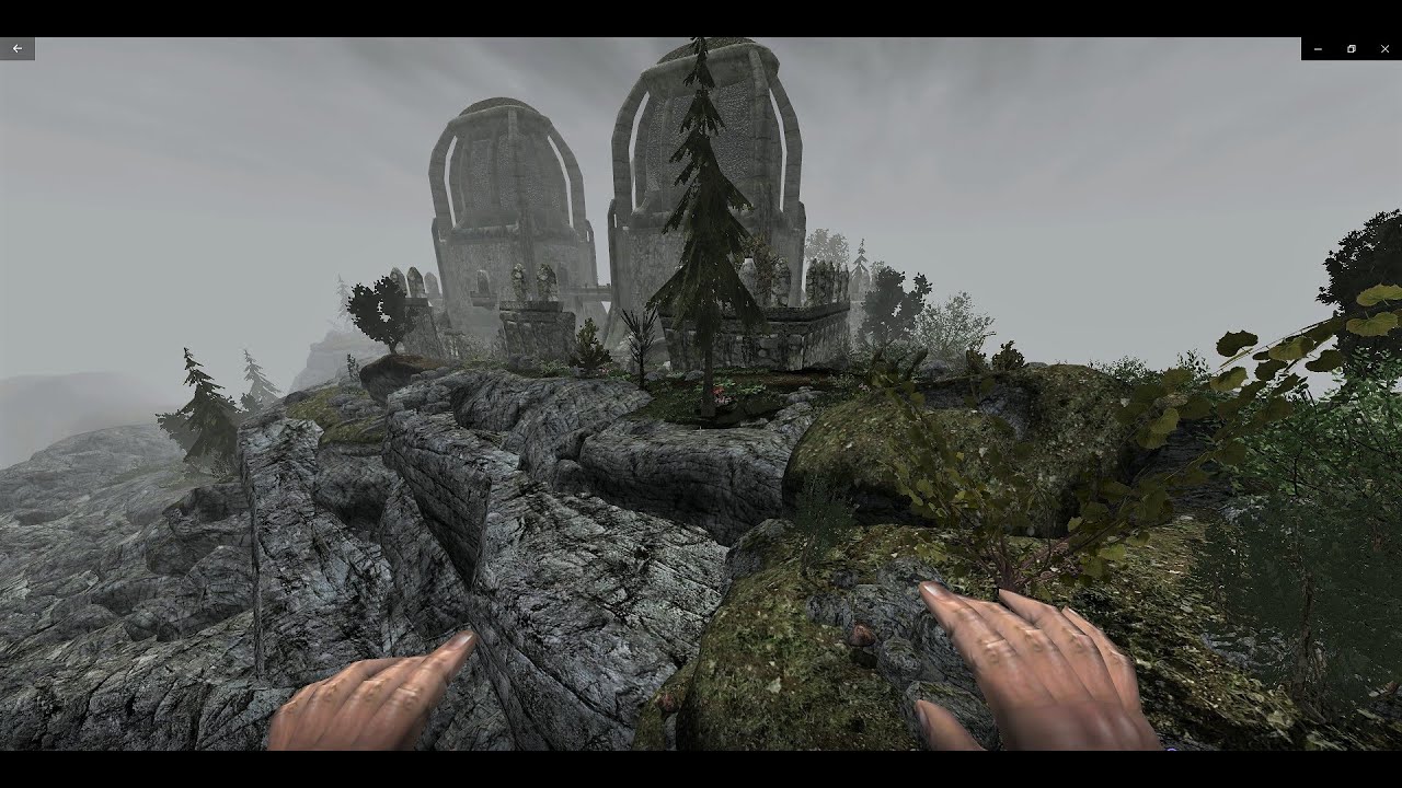 Exploring Skyrim in Morrowind (SHOTN Mod)