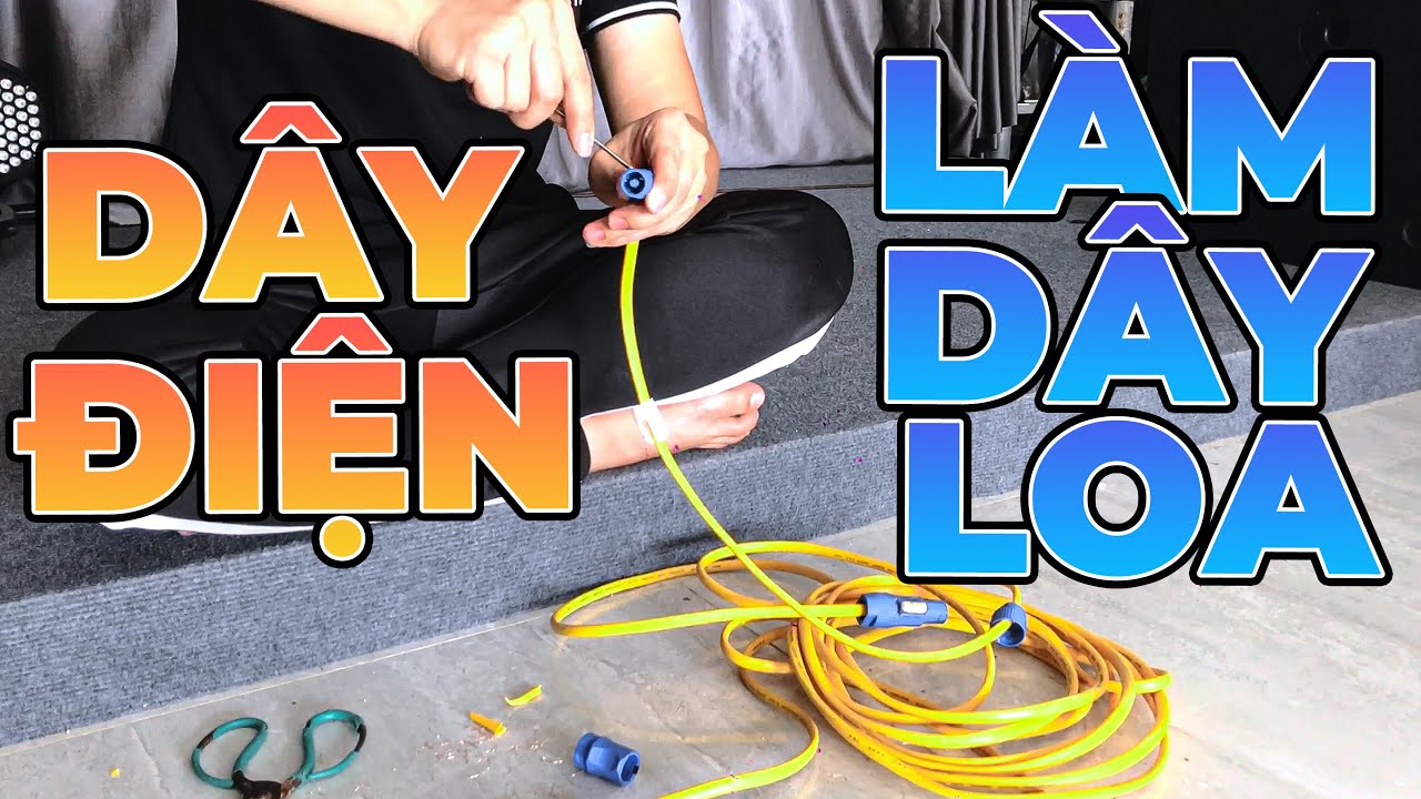 DÂY ĐIỆN CÓ " LÀM DÂY LOA " ĐƯỢC KHÔNG ??? | CÁCH SỬ DỤNG DÂY LOA ĐỂ KHÔNG GÂY LÃNG PHÍ CÔNG SUẤT