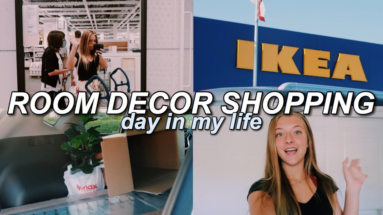 DAY IN MY LIFE // room decor shopping with mom, editing & more
