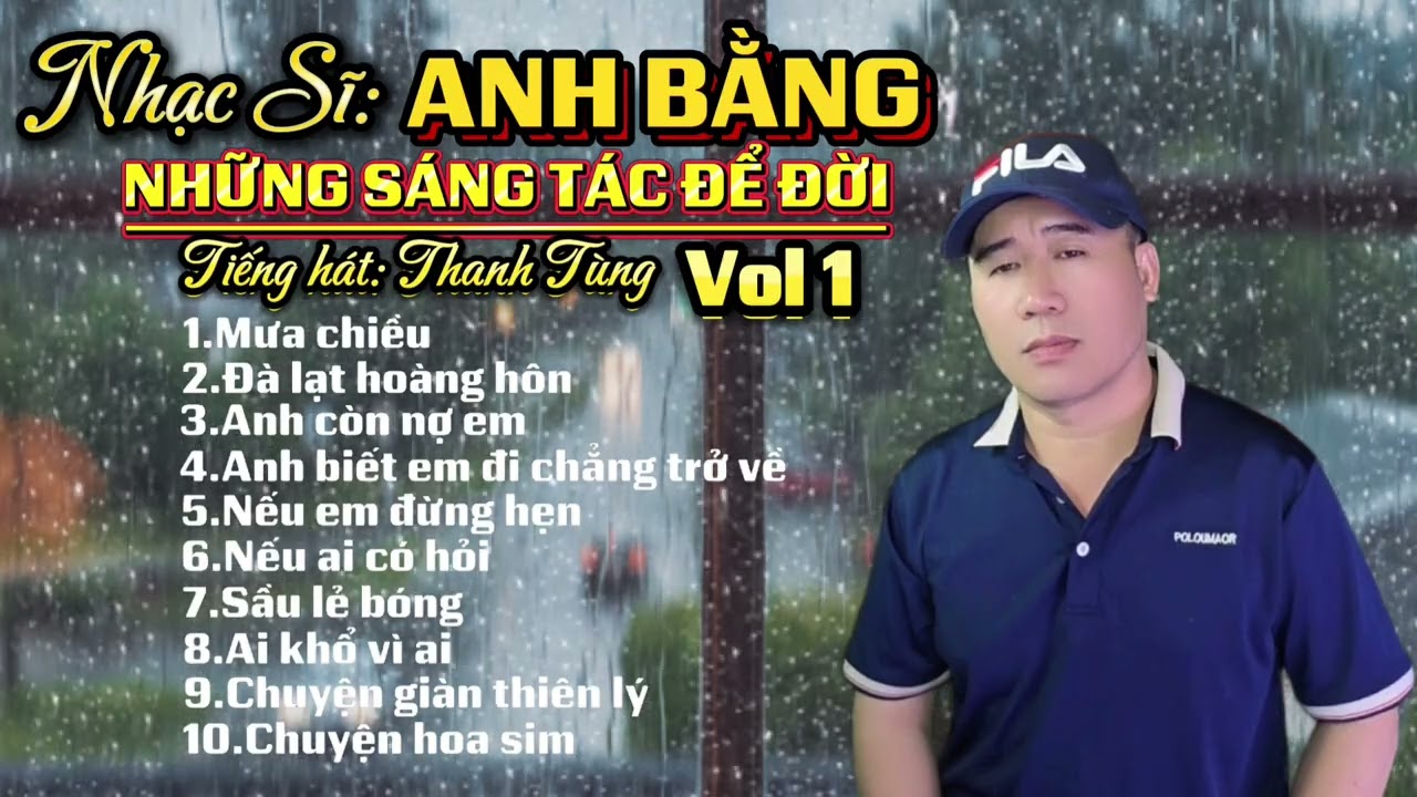 Mưa Chiều _ Anh Còn Nợ Em... | Top Những Sáng Tác Để Đời Của Nhạc Sĩ Anh Bằng | Tiếng Hát Thanh Tùng