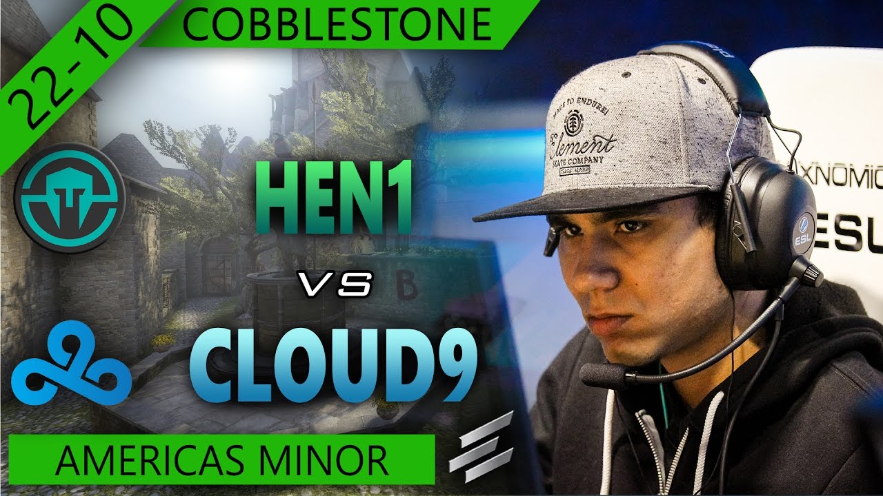 [CSGO POV] Immortals Hen1 vs Cloud9 (22-10) Cobblestone @ Americas Minor - ELEAGUE Major 2017