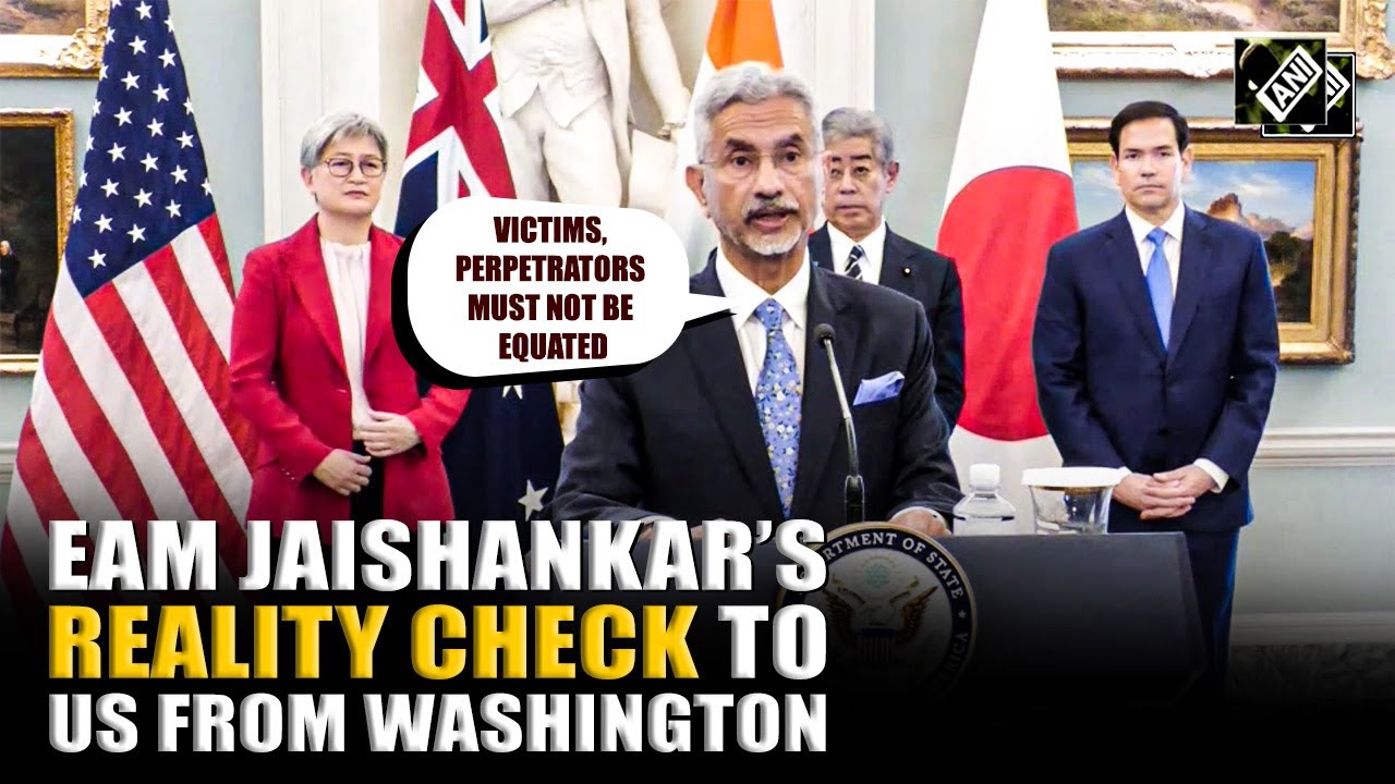 EAM S Jaishankar gives reality check to US on &lsquo;equating&rsquo; India, Pakistan over trade, terrorism| Quad