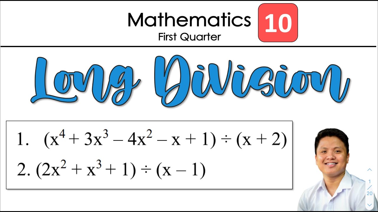How to Divide Polynomials using Long Division | Dividing Polynomials | Grade 10
