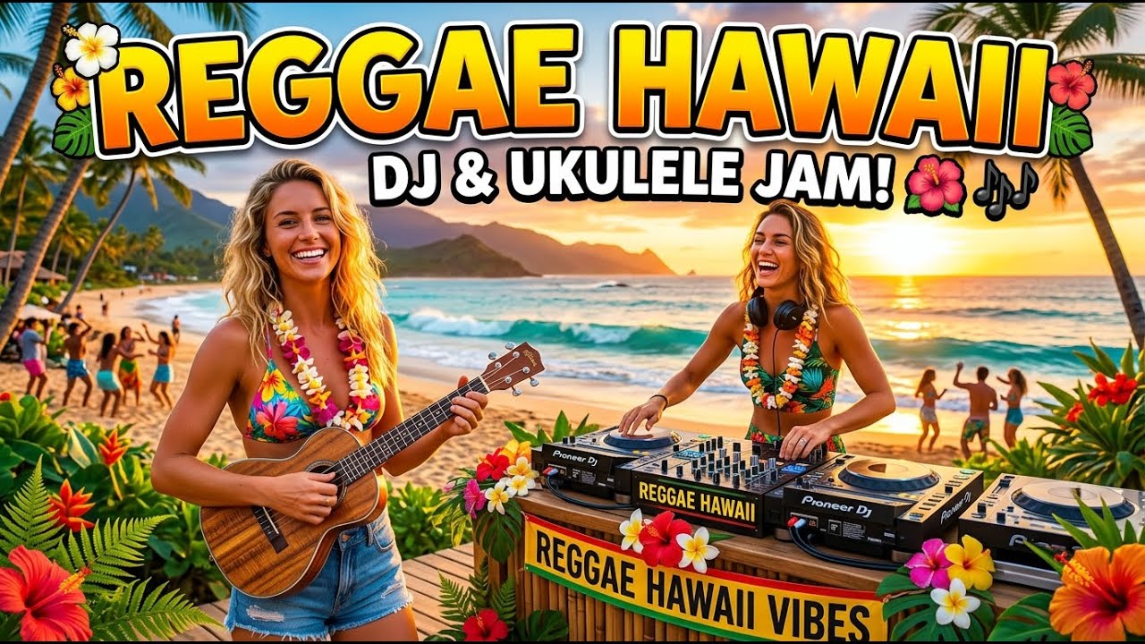 Hawaiian Reggae Paradise 🌊 Beachside Reggae Chill Music Mix