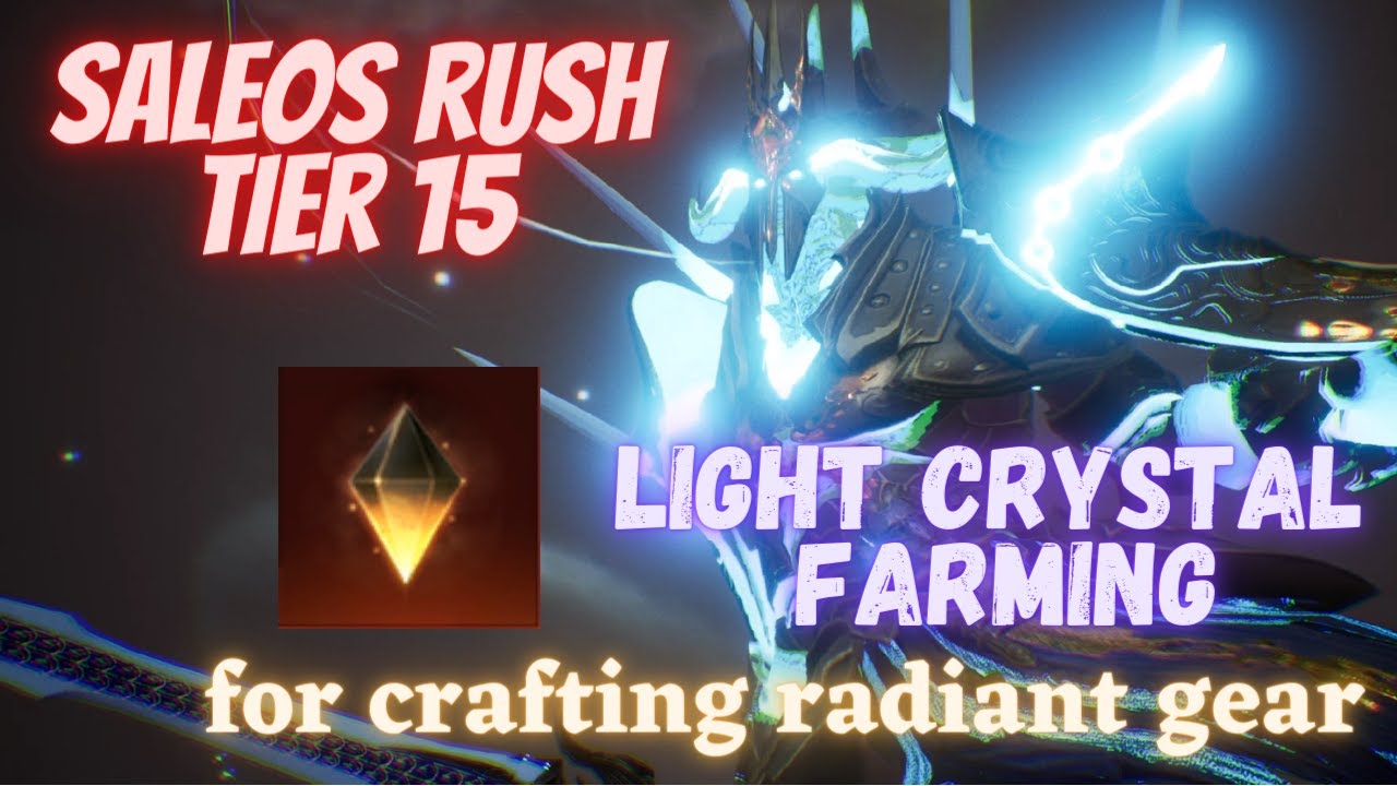 SALEOS Tier 15 Rush and Light Crystal Farming Seven Knights 2