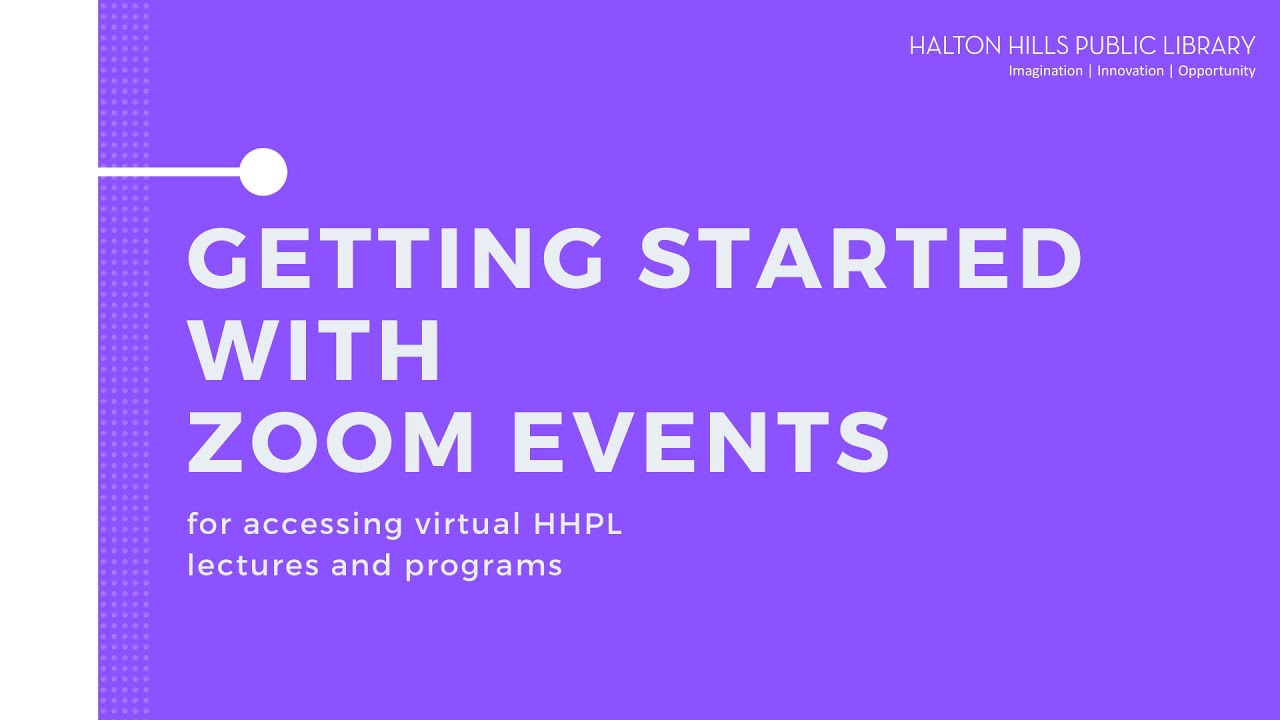 Getting Started With Zoom Events