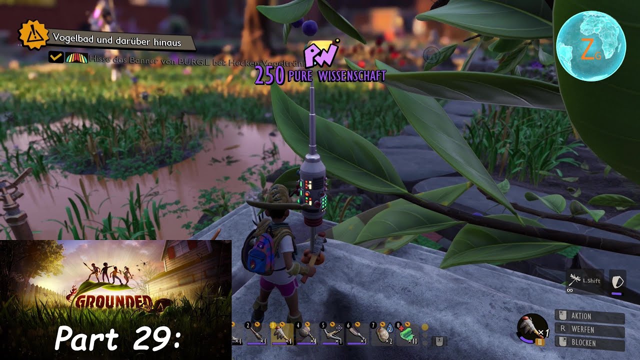 Grounded 2023 / Part 29 / Die Fahne an der Vogeltränke (Hecke) / Gameplay Deutsch