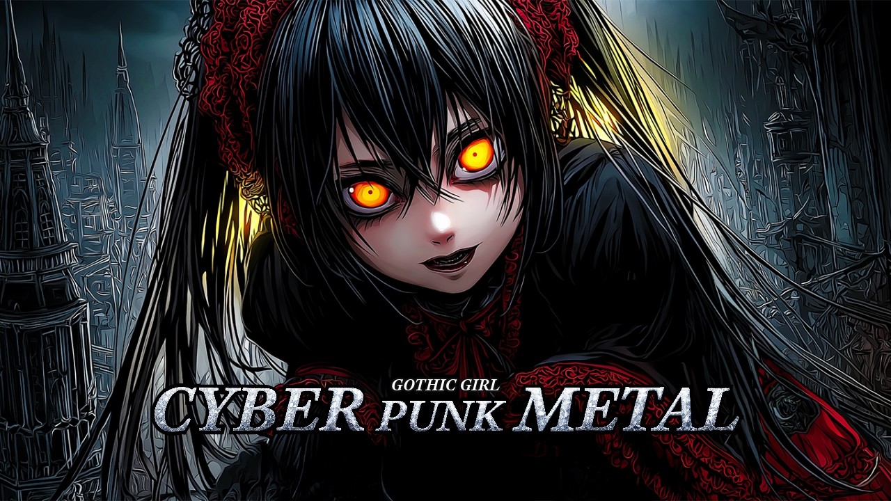 Dark Gothic Girl – Cyberpunk Glitch Metal / Work & Study Music