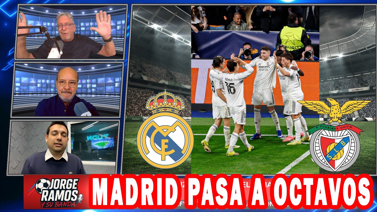 😅 Real Madrid sufre pero resuelve ante Benfica: Vinícius Jr. brilla y baila.