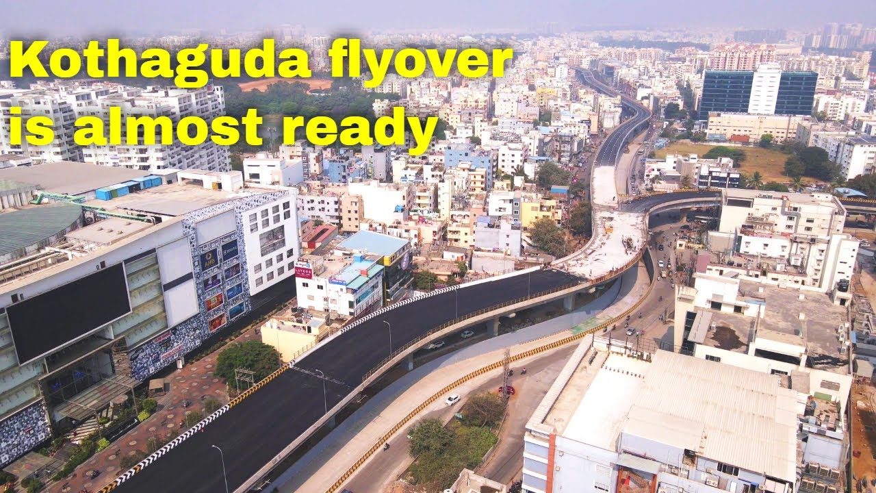 Kothaguda flyover is almost ready | #hyderabad #infra | #developments