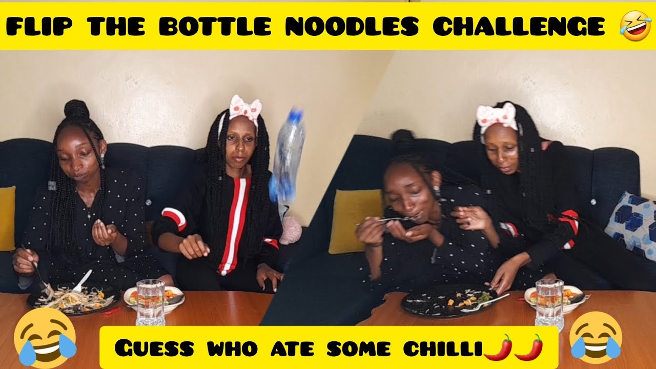THE VIRAL FLIP THE  WATER BOTTLE CHALLENGE//HILARIOUS 🤣