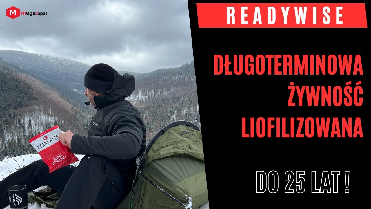 Długoterminowa żywność liofilizowana READYWISE odc. 1