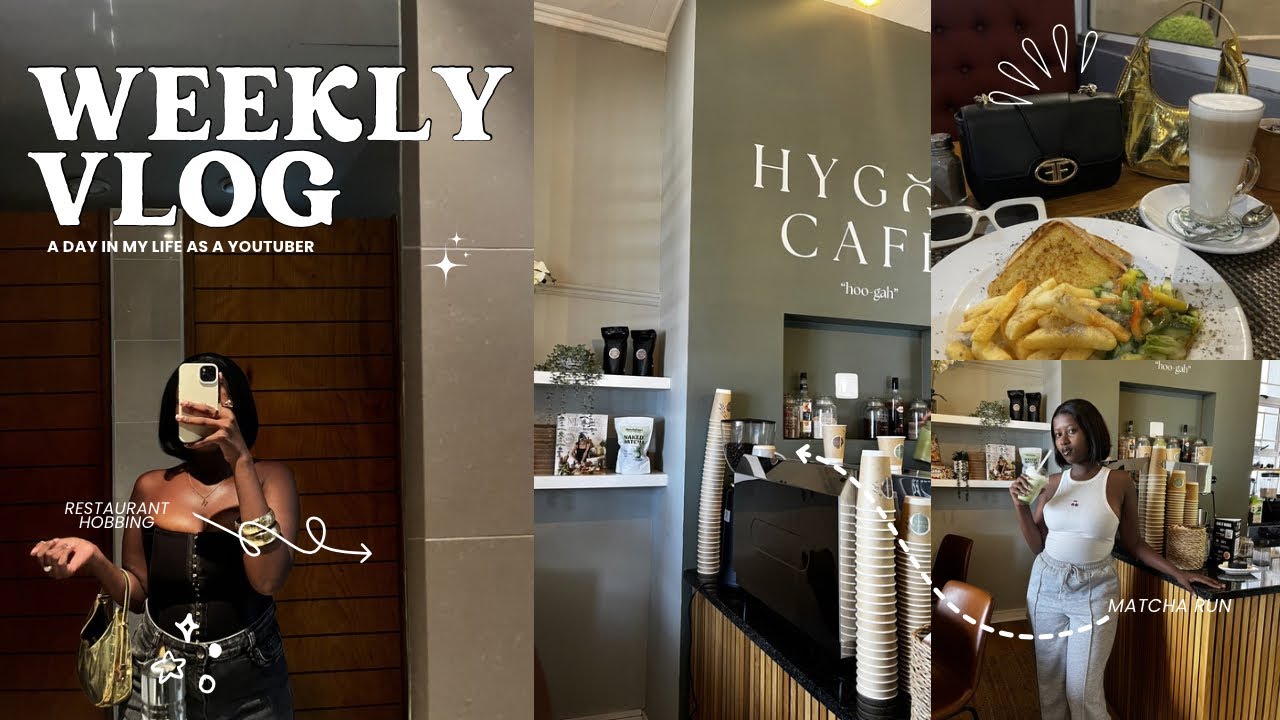Weekly Vlog: Lunch Date// Gym// Matcha Date 