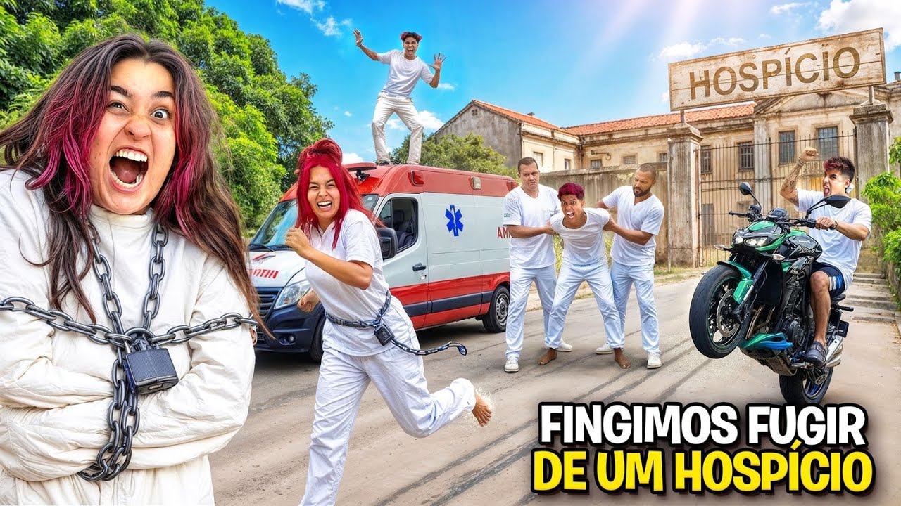 FINGIMOS FUGIR DE UM HOSP&Iacute;CIO *Ficamos loucos de verdade ?