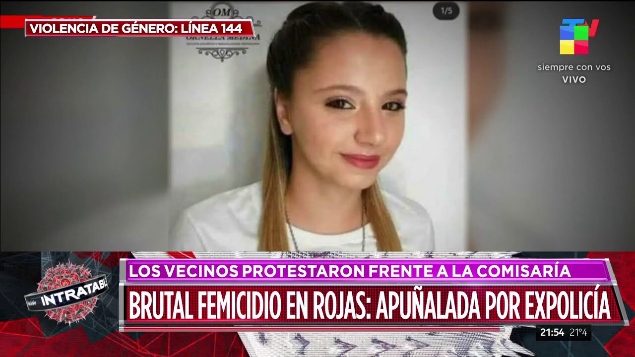 Brutal femicidio de Úrsula en Rojas: apuñalada por un ex policía