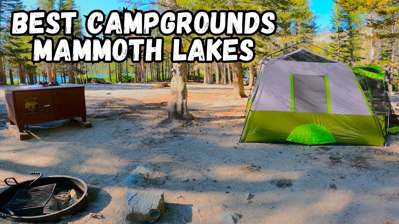 Best Campgrounds in Mammoth Lakes California | Camping ON the WATER!