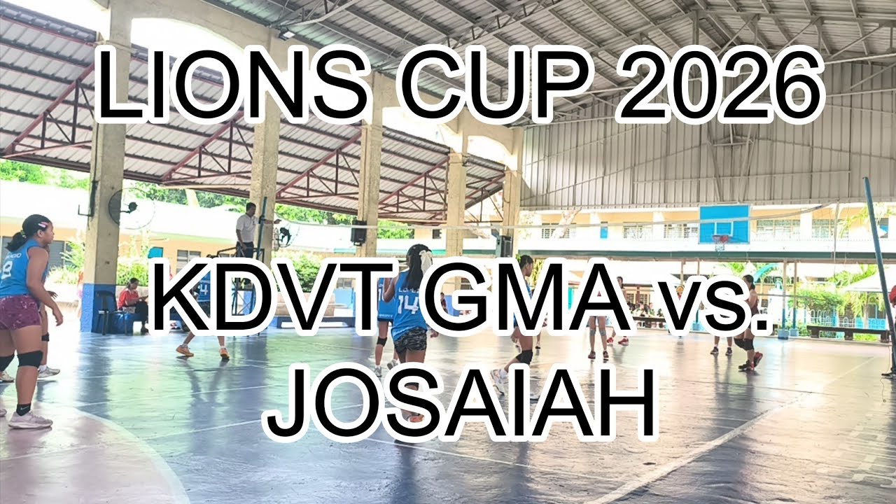 LIONS CUP 2026 KDVT VS. JOSAIAH 