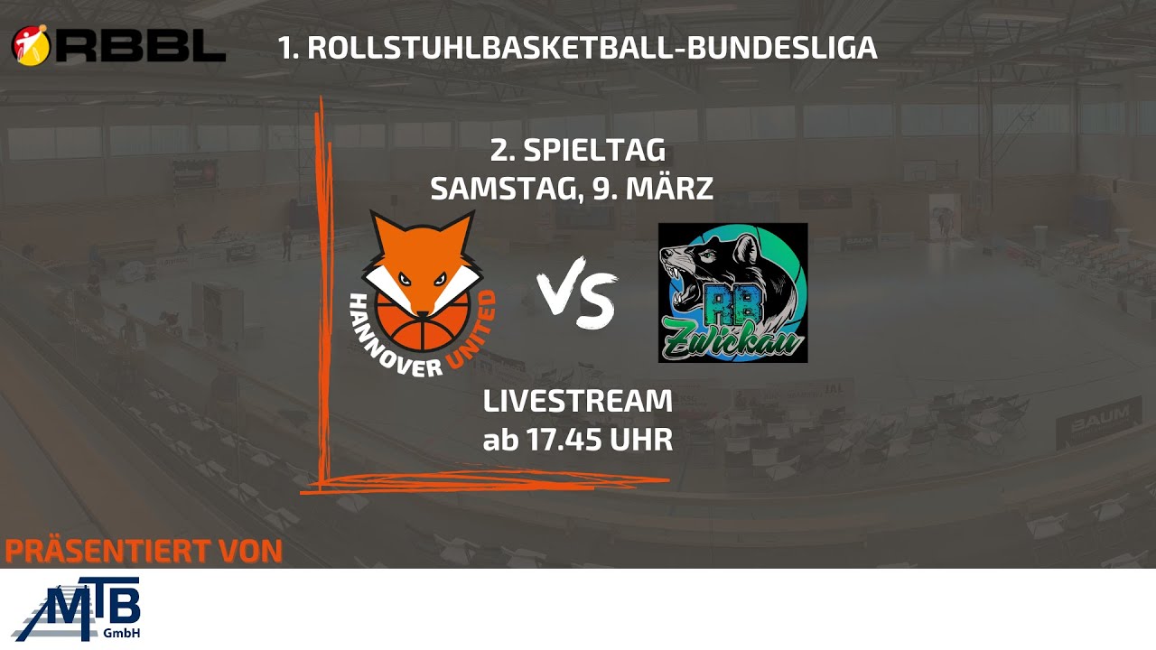 RBBL1 || 2. Spieltag | Hannover United - RB Zwickau