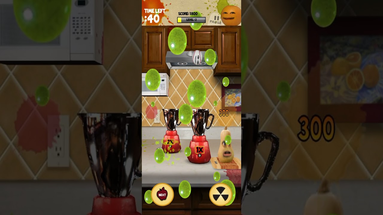 Annoying orange kitchen carnage gameplay  my childhood game