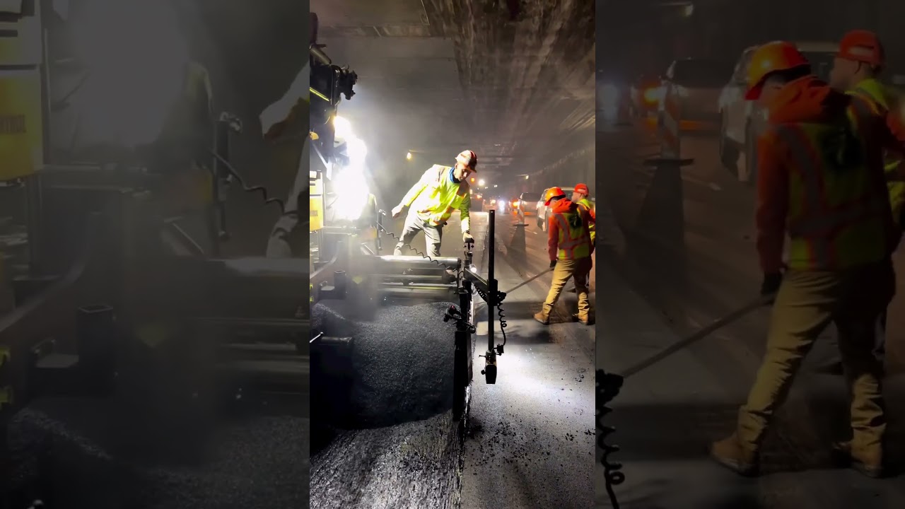 Every day on the job 😂 🎥: @theblacktopmafia #construction #asphalt #paving