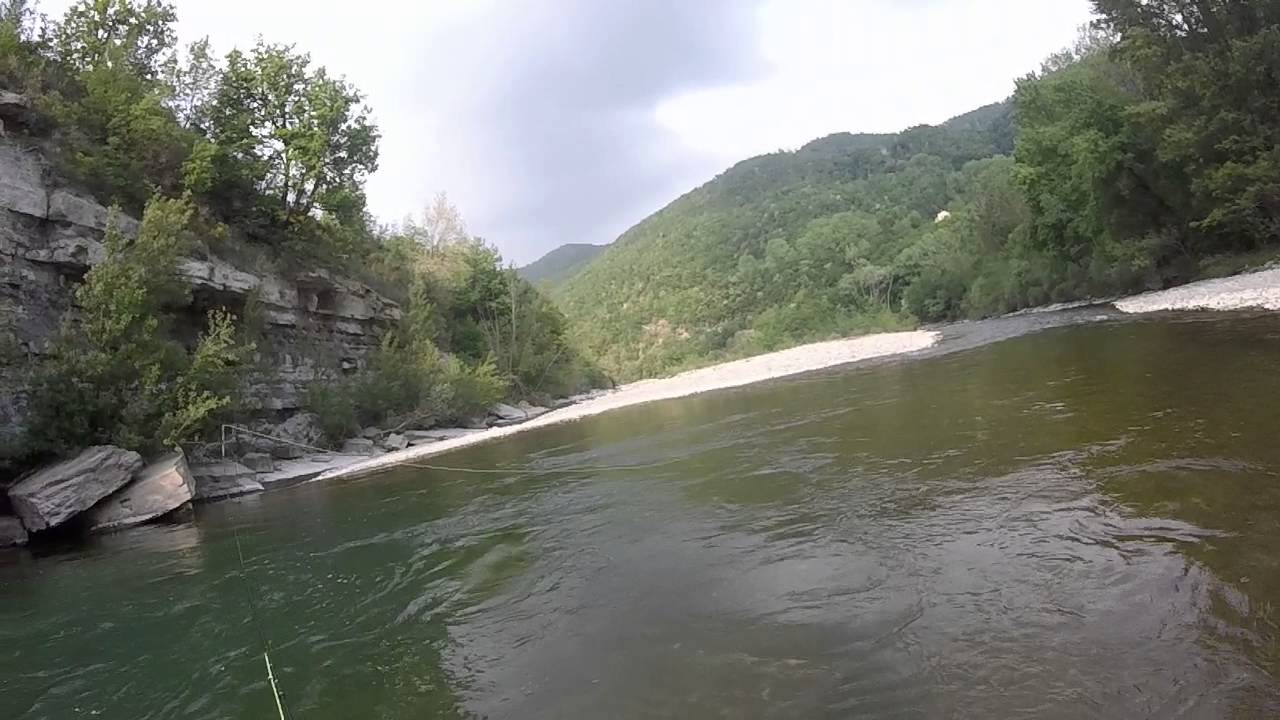 pesca mosca fiume Enza
